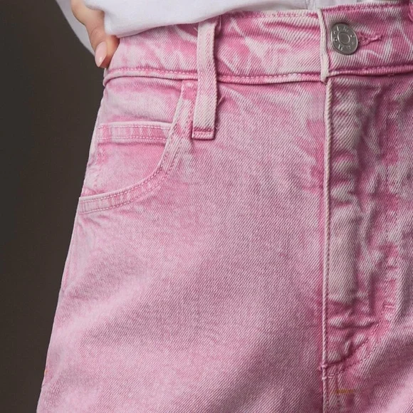 Amo Jeans Frida Wide Leg High Waisted Peony Pink Jeans 26 - Picture 9 of 12